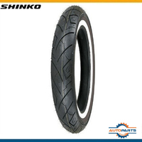 Shinko SR777 Cruiser White Wall Motorcycle Tyre Front - 130/80-17 65H TL