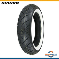 Shinko SR 777 White Wall Rear Tyre [Tyre- Size: 130/90- 16]